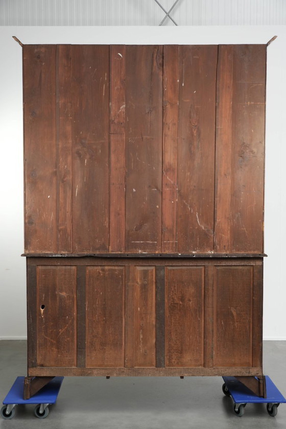 Wunderschöner antiker englischer Buffetschrank aus dem frühen 19. Jahrhundert im gotischen Stil mit (photo 4 of 19)