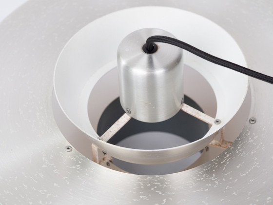 Deense Vintage Nova Hanglamp van Jo Hammerborg, Fog Og Morup, 1963 – Fog & Mørup, Hanglampen, Aluminium (photo 8 of 12)