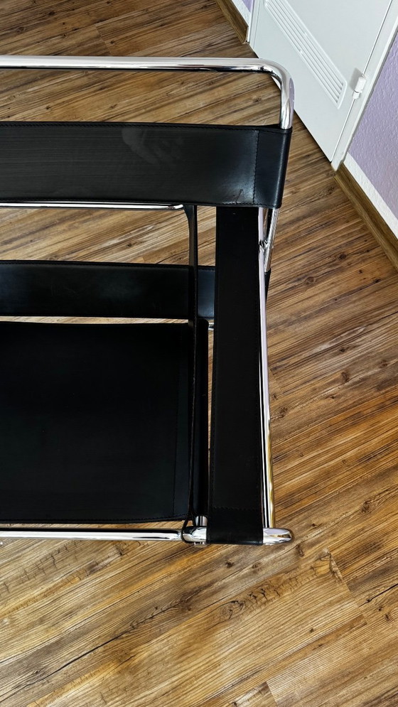 Image 1 of 2 originele Knoll Wassily-stoelen | Marcel Breuer, jaren 80