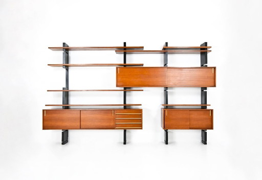 Mueble de pared "Extenso" de Amma Torino, década de 1960. – wandkast, Metal, Wood
