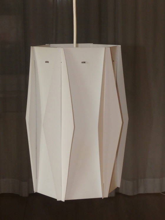 Image 1 of Plafondlamp Lars Eiler Schiøler voor Hoyrup kunststof UK1aeb