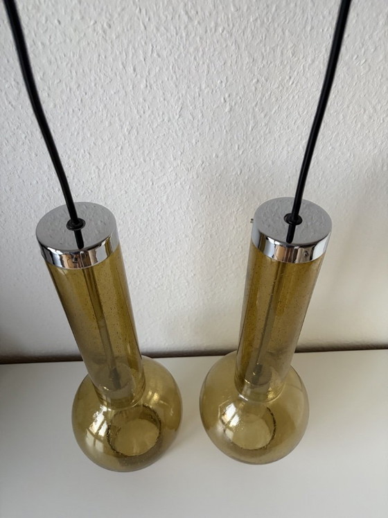 2 suspensions STAFF, modèle P1115, vintage années 60/70 – Glass (photo 5 of 9)