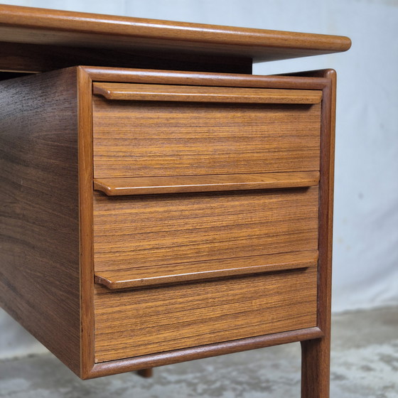 Image 1 of G.V. Møbler vintage 1960s Danish teak desk Scandinavian