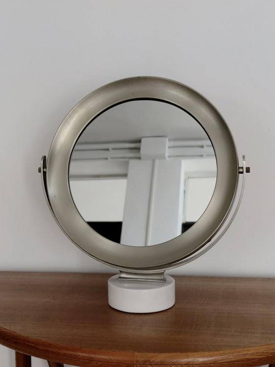 Miroir de table de Sergio Mazza pour Artemide, Italie, années 60 – Marbre, Italian Design (photo 3 of 11)