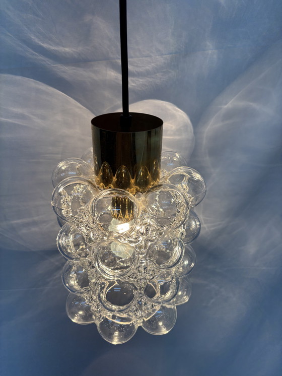 Image 1 of Vintage Helena Tynell pendant lamp, designer bubble lamp 1960