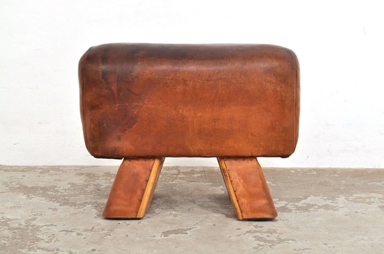 Image 1 of Table tournante / tabouret vintage