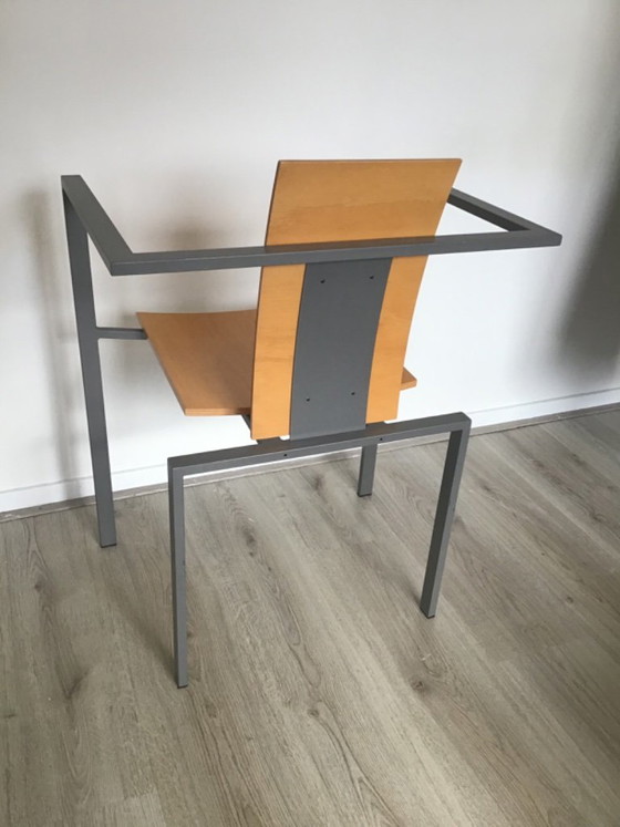 Chaise design Trix – foster, Chaises de salle à manger, Metal, Wood (photo 7 of 9)