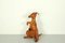 Leather Kangaroo Magazine Stand attributed to Dimitri Omersa, England, 1960s – Magazine rack, Metal (photo 7 of 13)