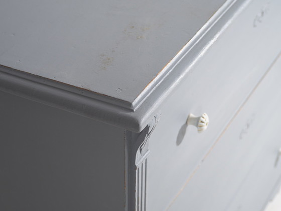 Antique silver gray chest of drawers (c.1900) #18 (photo 16 of 34)