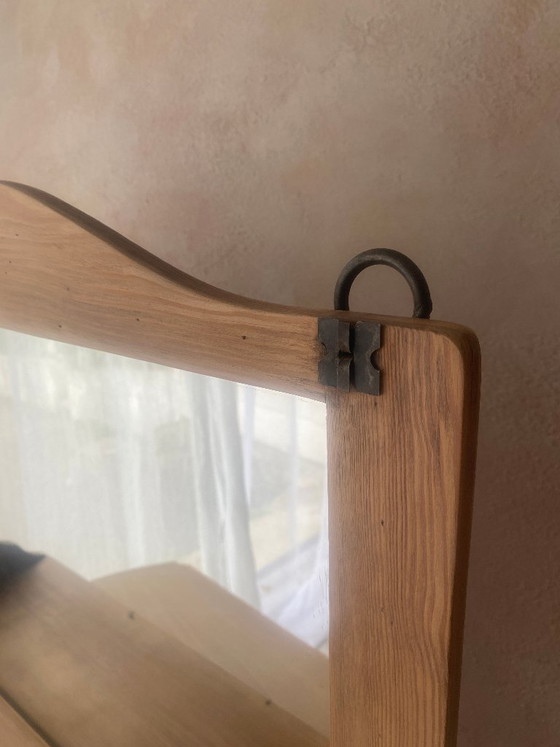 Image 1 of Estantería de pared antigua con espejo y 3 cajones - estilo tocador