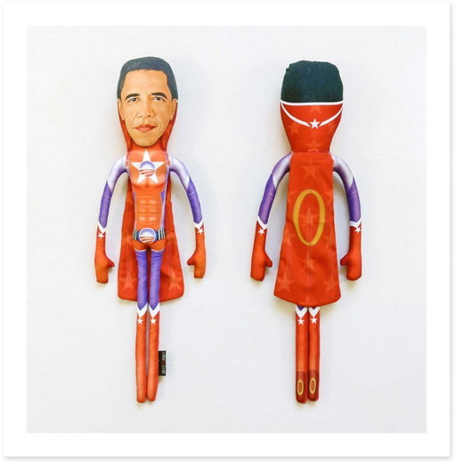 Super Obama-cadeau | Superheld Obama-kunstpop | Popart Barack Obama-decoratie | Stripboek-verzamelobject