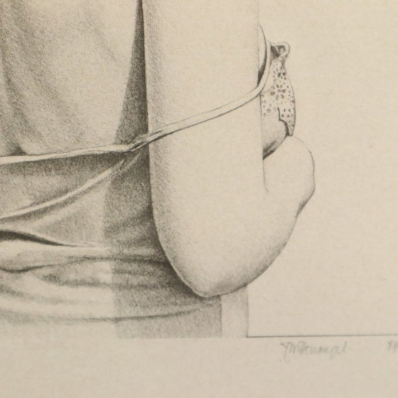 Roger Wittevrongel litho portret van een vrouw genummerd 79/99 – Litho's & Zeefdrukken, Paper (photo 10 of 13)