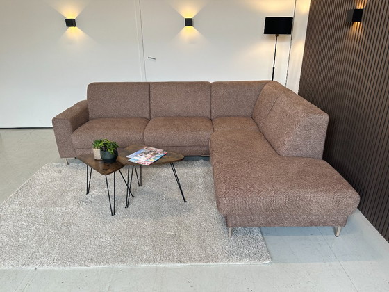 Image 1 of Divano campione marrone/rosso in condizioni pari al nuovo, 267x220 cm