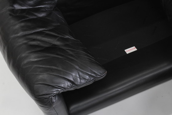 Image 1 of Cassina Maralunga Sessel Schwarz Leder