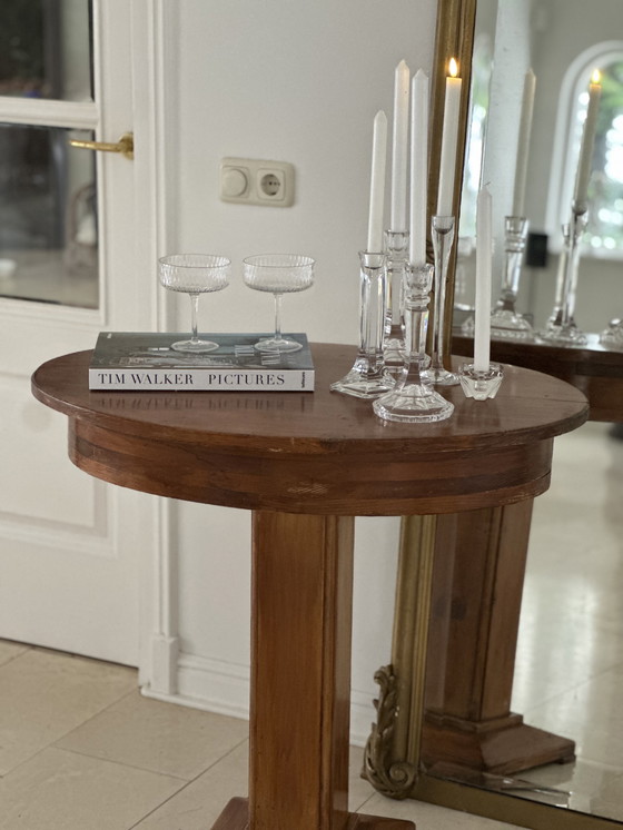 Image 1 of Art Deco bijzettafel salontafel ovaal Tsjecho-Slowaaks