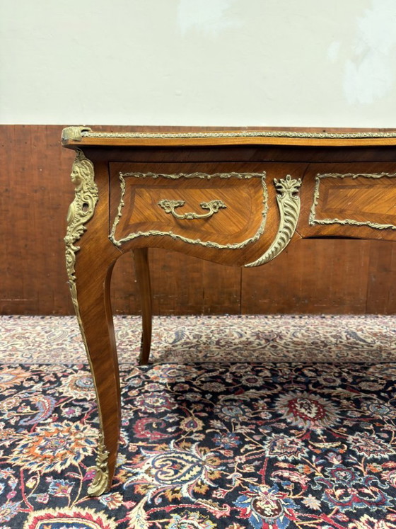 Scrivania antica francese Luigi XIV – Scrivanie, Leather, Wood (photo 14 of 22)