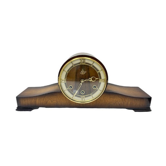 Image 1 of AnkerUhr vintage mantel clock from the 1950s, functional, retro wood buffet