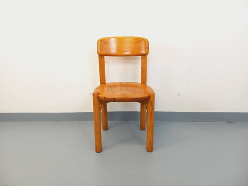 Sedia vintage scandinava Rainer Daumiller in pino degli anni '60/'70
