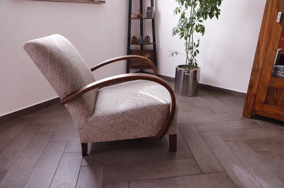 Image 1 of Halabala fauteuil - Type C, Iconisch Tsjecho-Slowaaks ontwerp uit de jaren 1950