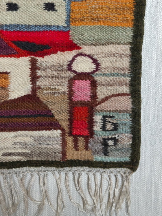 Image 1 of Decorative Wall Tapestry by Piotr Grabowski, 1970s. 