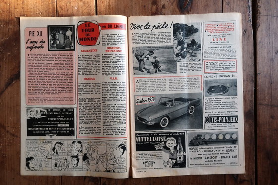 Image 1 of Original Le Journal de Tintin No. 524, November 1958 – Tintin au Tibet – 2C37