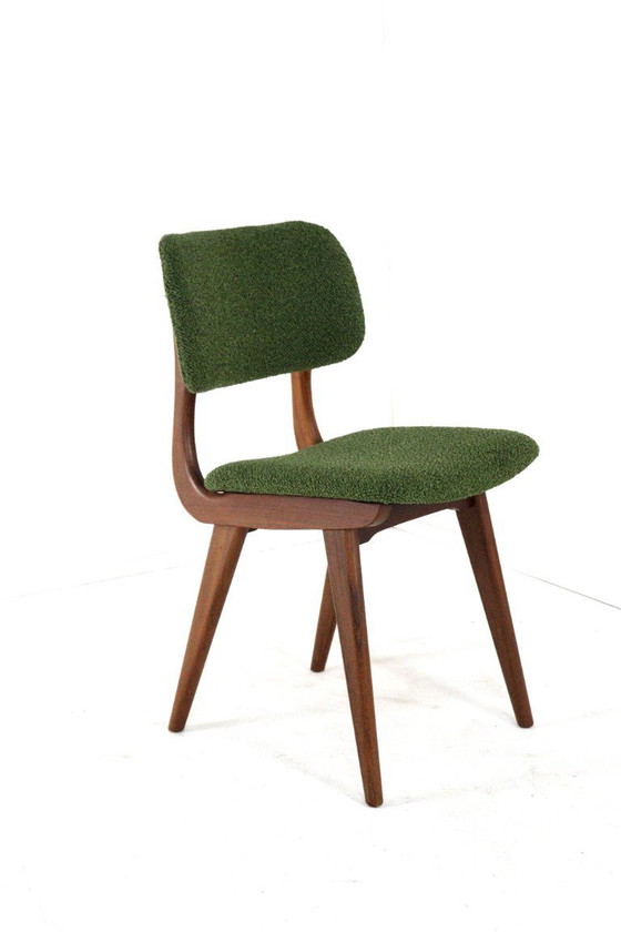 Image 1 of Set di 4 sedie da pranzo imbottite vintage