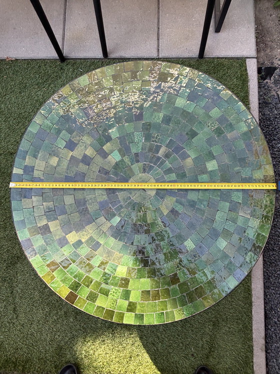 Image 1 of Moroccan Zellige coffee/side table (Terrace/garden/indoor)