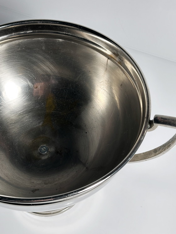 Image 1 of Classique anse bol métal vintage bol argent anse jardinerie