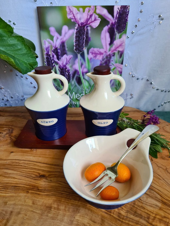 Image 1 of Malin Gustavsson per SAGAFORM Svezia Set di tapas blu cobalto