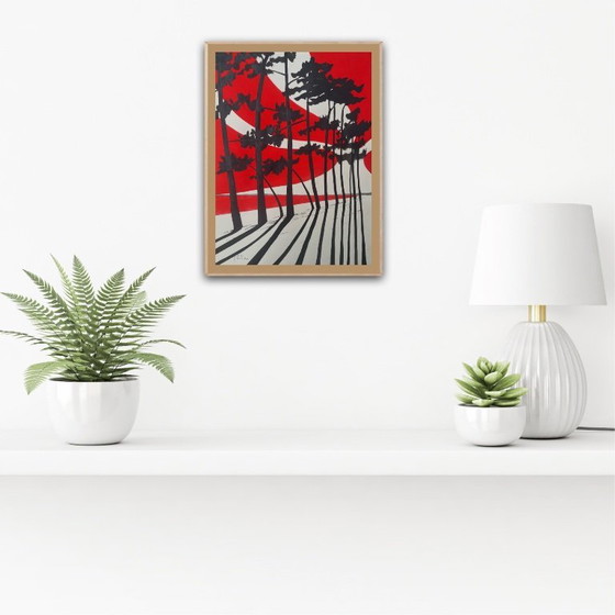 Image 1 of Gouache et Encre de Chine sur papier naturel Format 30x40cm. 