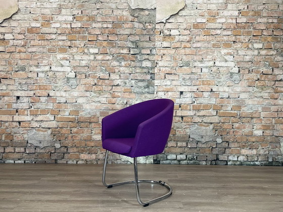 Artifort Megan morado - tela | René Holten, Sillas de comedor, Textil, Cromo, Púrpura, Modern (foto 3 de 12)