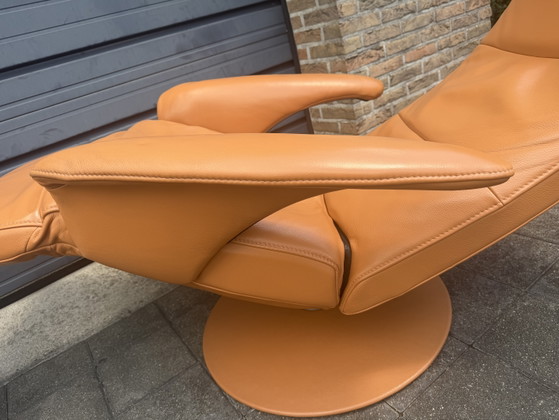 Image 1 of 2x Jori Fellini relax Medi Mono-move Cognac leather pillow