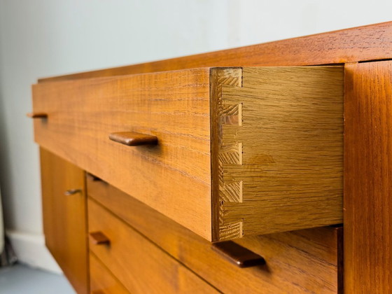 Image 1 of Teak sideboard by Hans J. Wegner for Ry Møbler, 1959