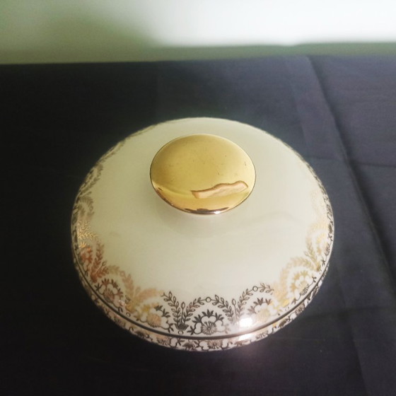 Image 1 of Bomboniera vintage in porcellana di Limoges - oro 24 K