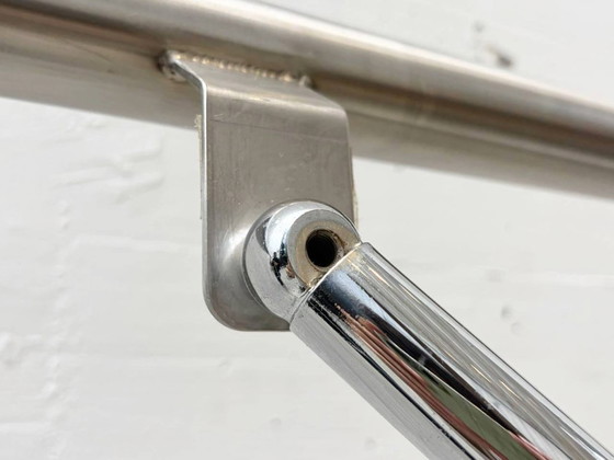 Image 1 of Cama Bauhaus de Bruno Huwyler con somier de láminas de Lattino, años 70