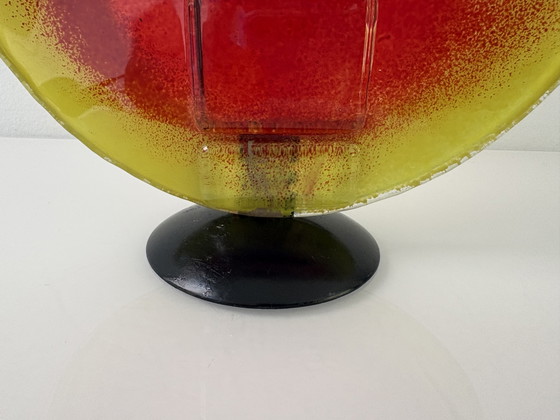 Image 1 of Vintage 1960’s Glassculptuur Brandende Zon