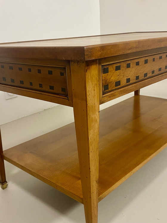 Image 1 of Vintage 70's oak coffee table Ref Claudia