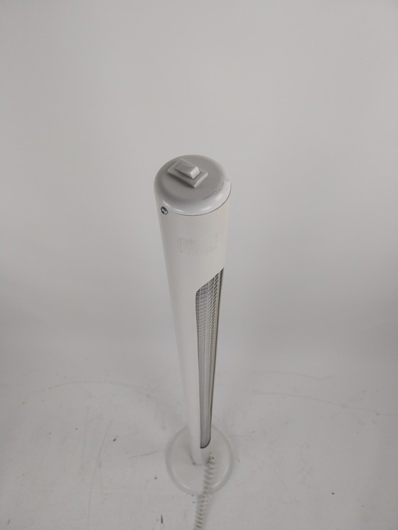 Image 1 of 1 x standing floor lamp with fluorescent tube. 1980s, 140 cm high