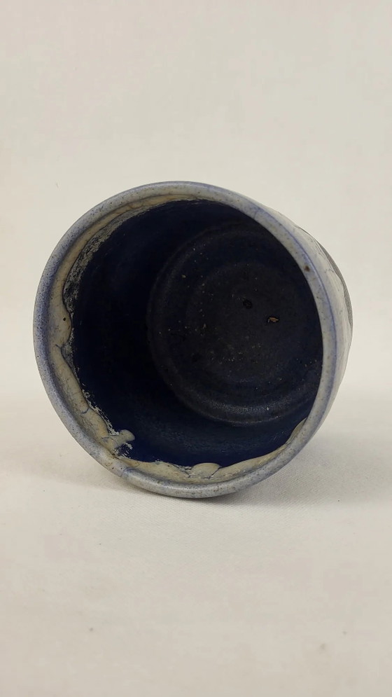 Cache pot sandstone Léon Pointu / Puisaye – Plant pot, Porcelain, Vintage (photo 6 of 7)