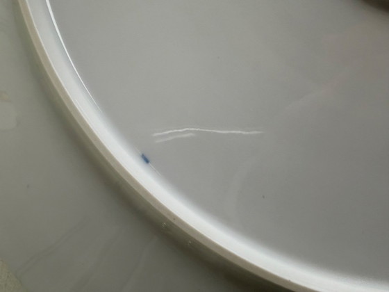 Image 1 of Original Meissen Zwiebelmuster Servierplatte Form 825 Herstellerjahr 1951 2. Wahl Ø 34 cm