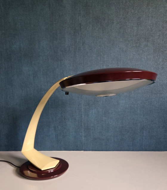 Image 1 of Vintage table lamp - Fase | Boomerang 2000 - 1970s