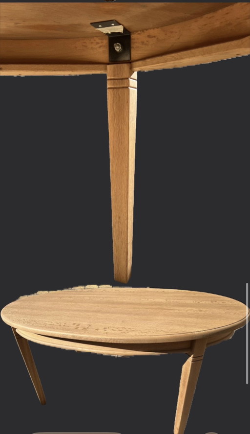 Bleached oak table