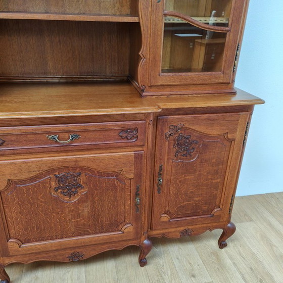 Credenza con Vetrina Vintage Cassettiera Mobile a Parete – Credenze con vetrina, Glass, Wood (photo 17 of 17)