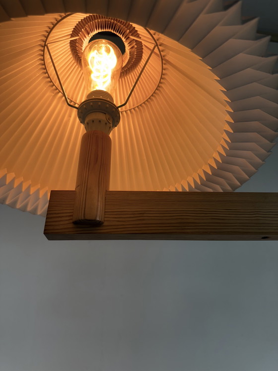 Image 1 of Lampada da pesca vintage in pino anni '70