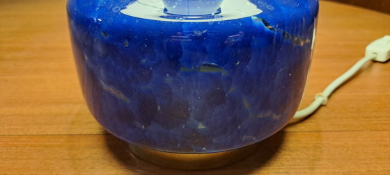 Image 1 of Vintage Floor Lamp with Glass Base – Retro 70s Style