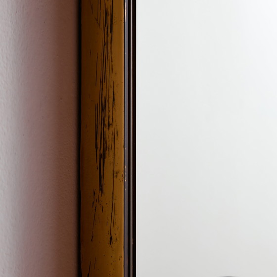 Image 1 of MK10992 Specchio con cornice in metallo e ottone