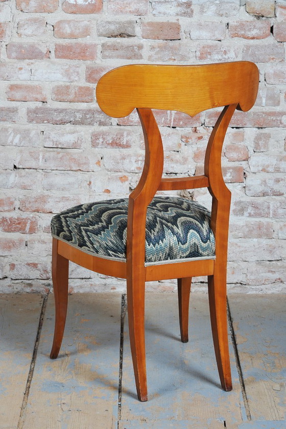 Juego de cuatro piezas restauradas de madera de cerezo estilo Biedermeier, de estilo polaco, Austria, década (photo 9 of 13)