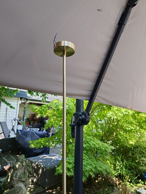 Messing Sputnik Kroonluchter - Iconisch Jaren '60 Design – plafondlampen, Brass (photo 2 of 5)