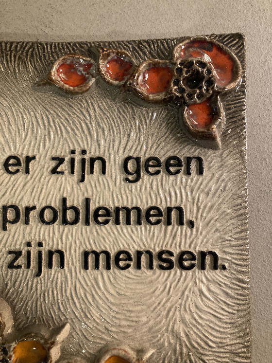 Image 1 of Ceramic wall tile Jan van Erp