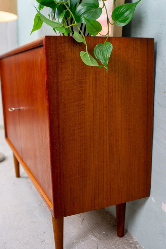 Image 1 of Vintage teak chest of drawers sideboard cabinet mid century 60s